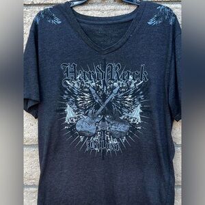 Vintage y2k Hard Rock Cafe v neck t shirt